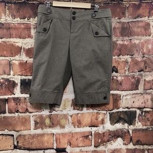 Gianni Bini Womens Brown Plaid Casual Shorts